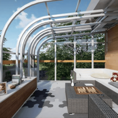 MOBILE SUNROOM - Application Scenario - Terrace & Balcony - Image_1