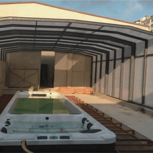 TRANSLATION SKYLIGHT SERIES - Realistic case for reference - SPA Swimming Pool project - 3